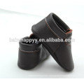 genuine leather moccasin baby frozen shoes